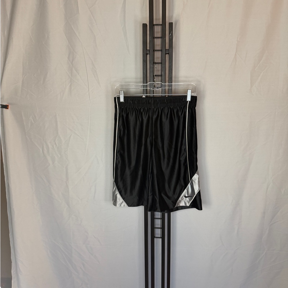 Nike Kids Black‎ Shorts with Metallic Accents